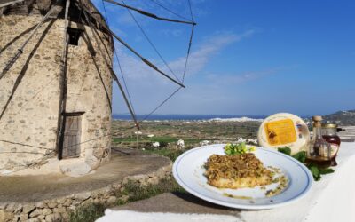Γραβιέρα Νάξου σαγανάκι με φυστίκια Αιγίνης, από τον Χρήστο Νέζο!